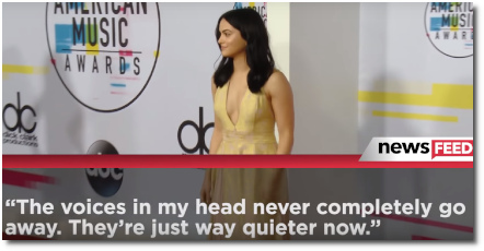 Camila Mendes admits that the voices in her head never really go away.