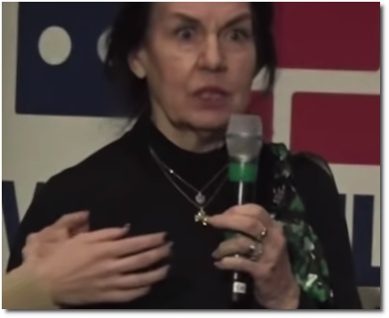 Angry crazy-looking lady from Cincinnati wants Trump as dictator (video posted 19 March 2019)