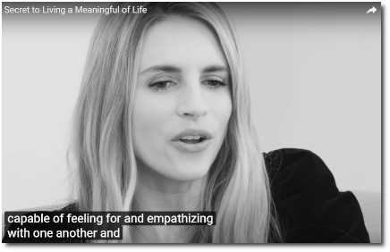 Brit Marling reveals the secret to living a meaningful life (25 March 2019)