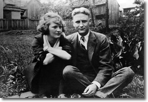 Zelda and Scott Fitzgerald