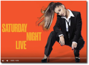 Ariana performs Dangerous Woman live on SNL March 12, 2016